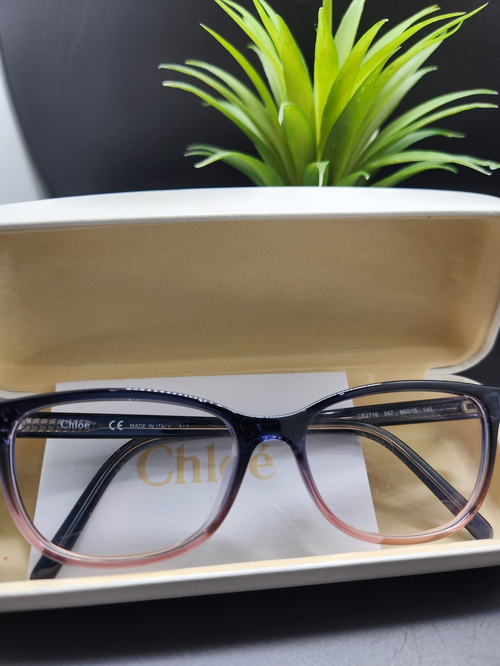 Women's Chloe Ombre Black to Pink Eyeglasses